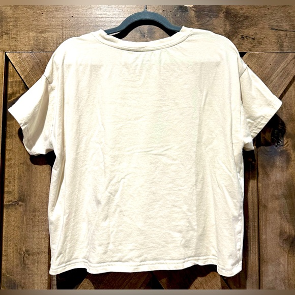 EUC Ariat Relaxed Fit Cropped Longhorn Graphic Tee Sz XL - Picture 4 of 16